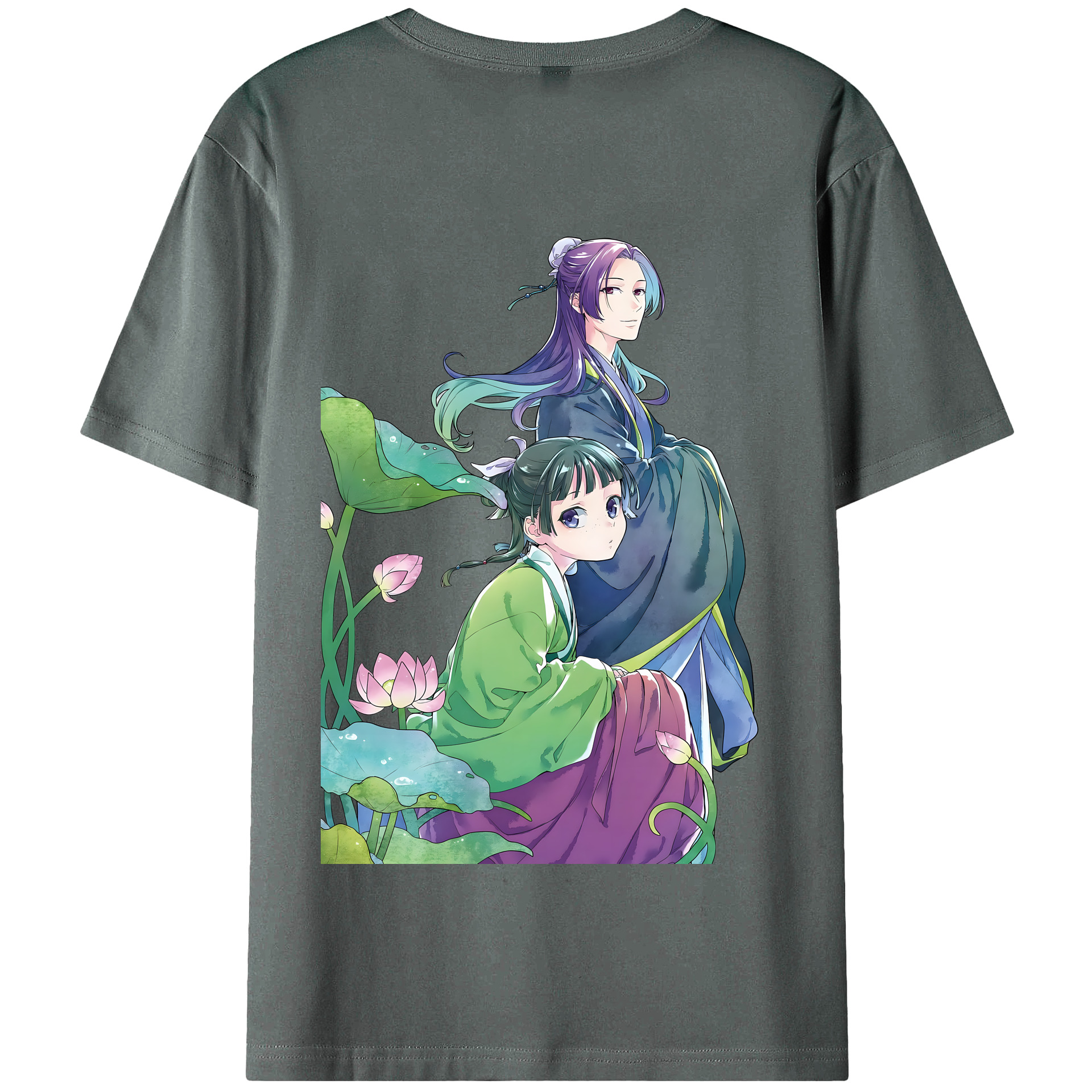 （画像用） 薬屋のひとりごと The Apothecary Diaries 綿100％半袖Tシャツ（背面プリント）